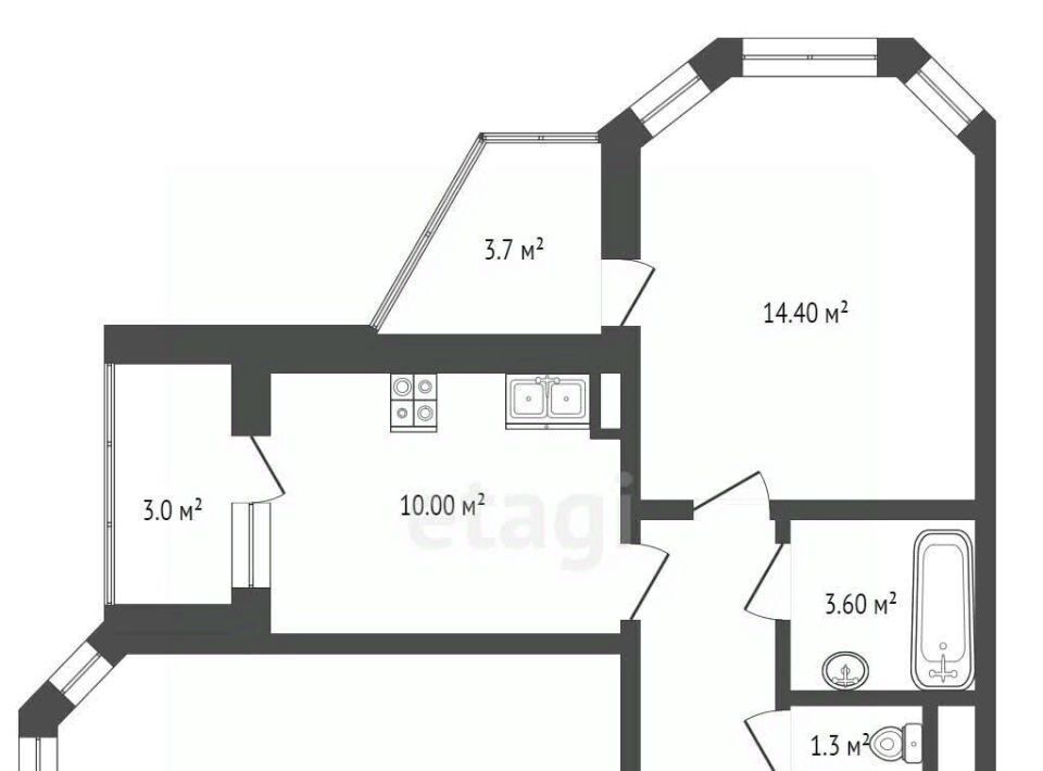 квартира г Ярославль р-н Фрунзенский ул Гончарова 28 фото 23
