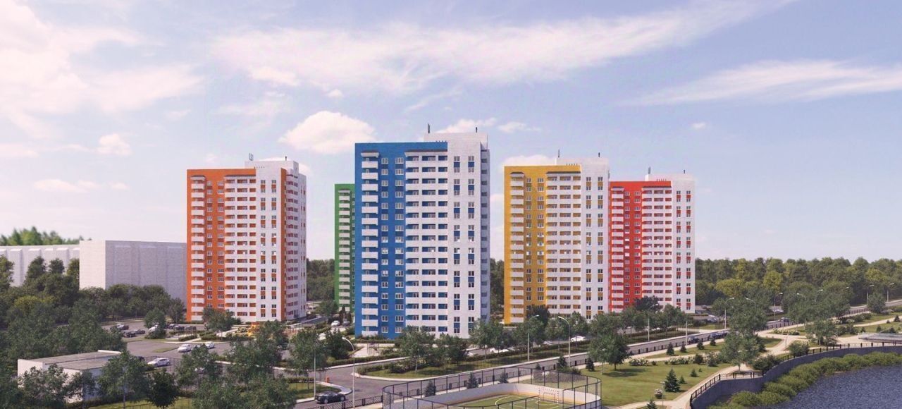 квартира г Брянск рп Радица-Крыловка Бежицкий район р-н Бежицкий мкр Квартал Набережных Деснаград мкр фото 2
