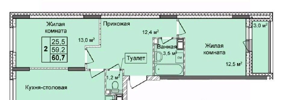 квартира г Нижний Новгород Кооперативный Буревестник Нижний Новгород, кв-л, Дома на Культуре жилой комплекс фото 1