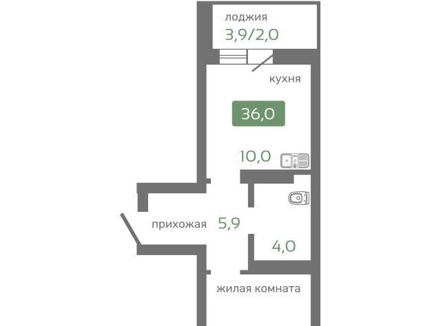 квартира г Красноярск р-н Октябрьский ул Норильская с 2 фото 1