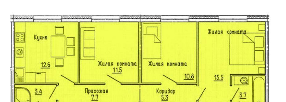 квартира г Пенза р-н Октябрьский ул Яшиной 10 Октябрьский район фото 2