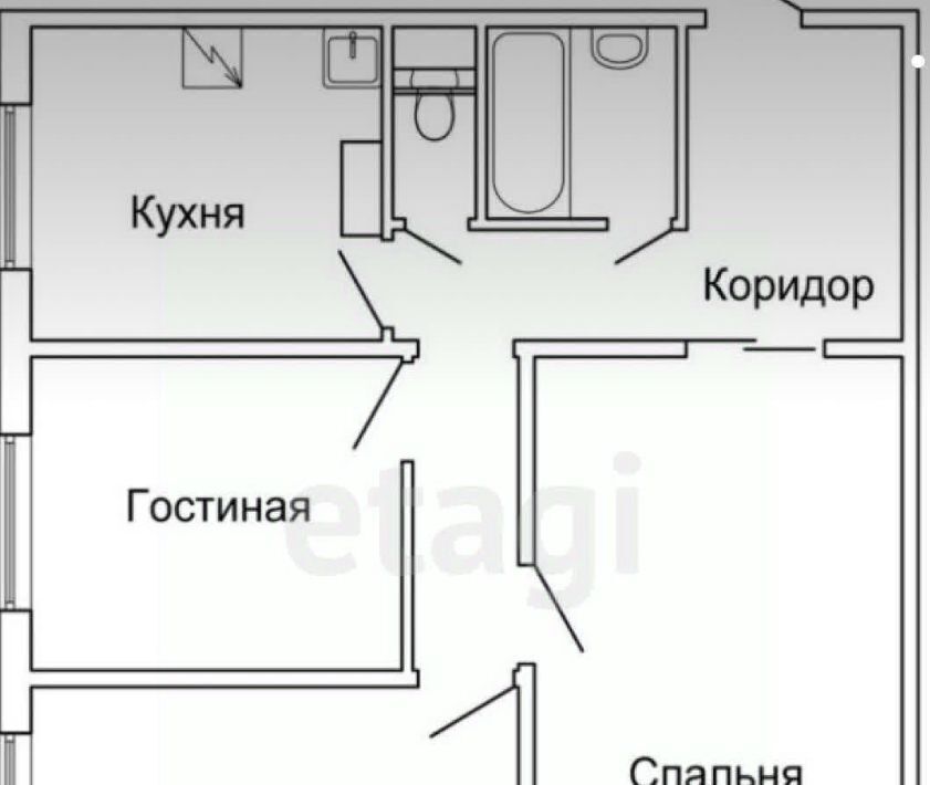 квартира г Тула р-н Центральный ул Новомосковская 13 фото 24