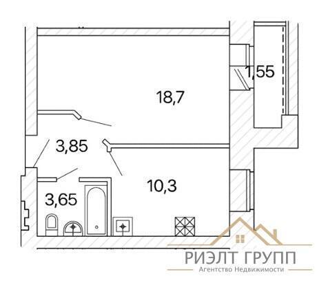 квартира г Казань р-н Кировский ул Ильича 1/1 фото 2