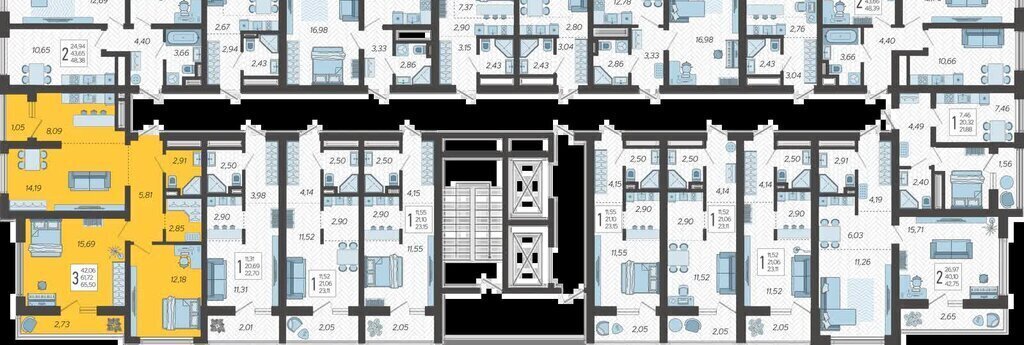 квартира г Сочи р-н Хостинский ЖК «Кислород» 3 фото 1