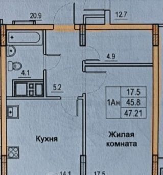 квартира г Чебоксары р-н Московский ул Водопроводная 10к/2 фото 10