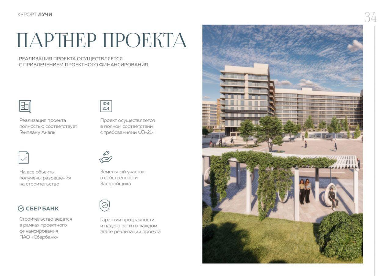 квартира р-н Анапский г Анапа пр-кт Пионерский 36к фото 21