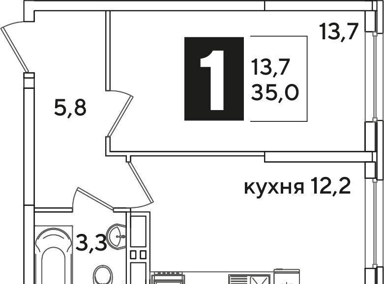 квартира г Краснодар п Колосистый р-н Прикубанский ул Западный Обход 35 Прикубанский район фото 2