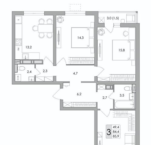 р-н Центральный ул Шишкова 140б/16 фото