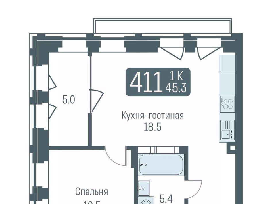квартира г Новосибирск Студенческая ул Немировича-Данченко 145с/1 фото 1