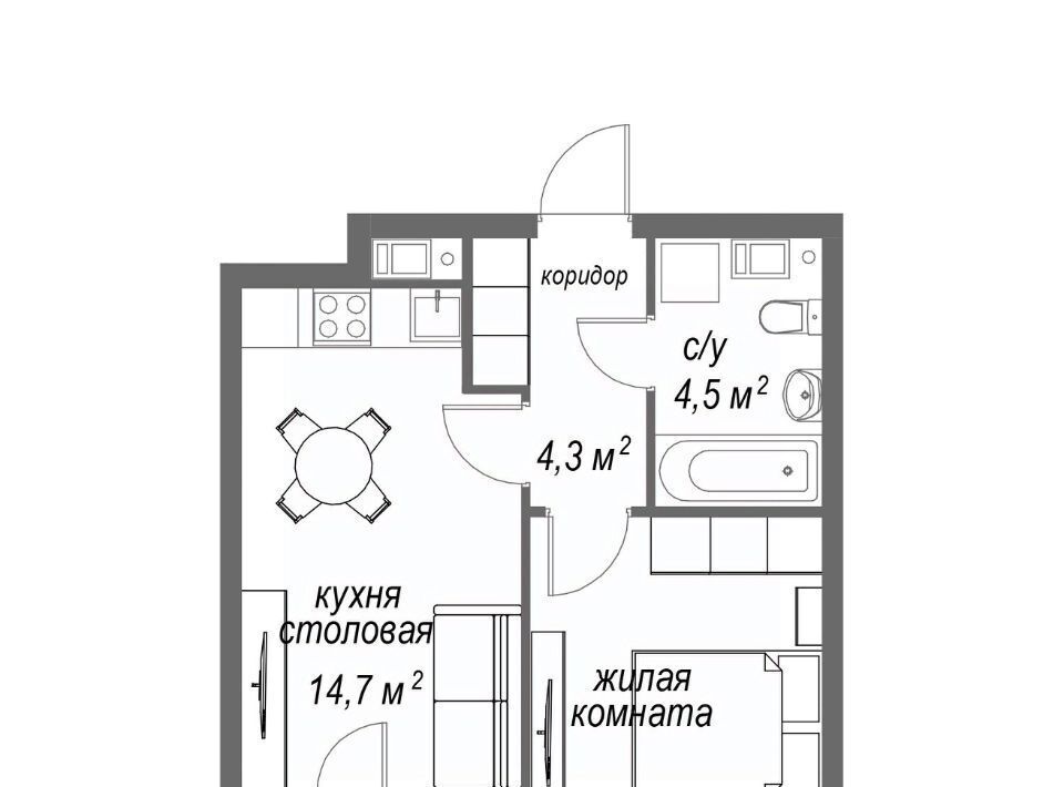 квартира г Нижний Новгород Буревестник ул Дмитрия Павлова 13 фото 1