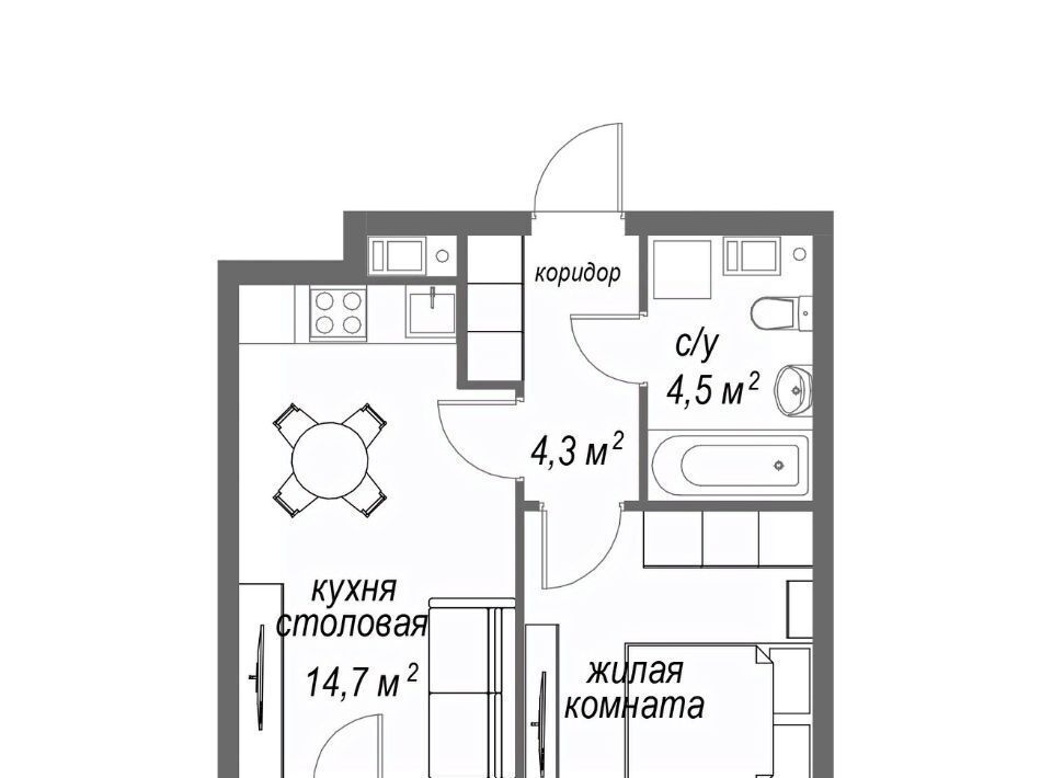 квартира г Нижний Новгород Буревестник ул Дмитрия Павлова 13 фото 1