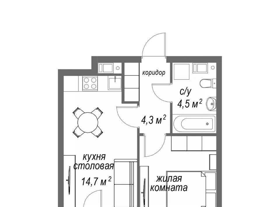 квартира г Нижний Новгород Буревестник ул Дмитрия Павлова 13 фото 1
