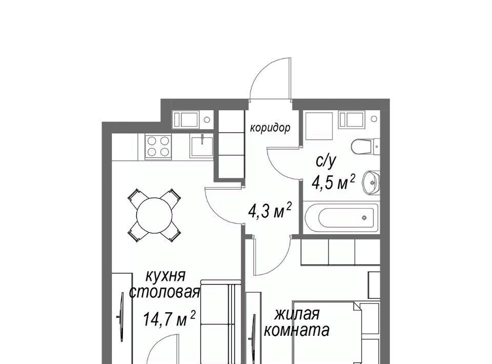 квартира г Нижний Новгород Буревестник ул Дмитрия Павлова 13 фото 1