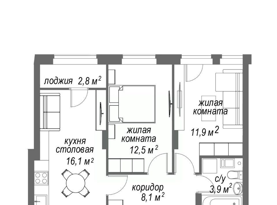 квартира г Нижний Новгород Буревестник ул Дмитрия Павлова 13 фото 1