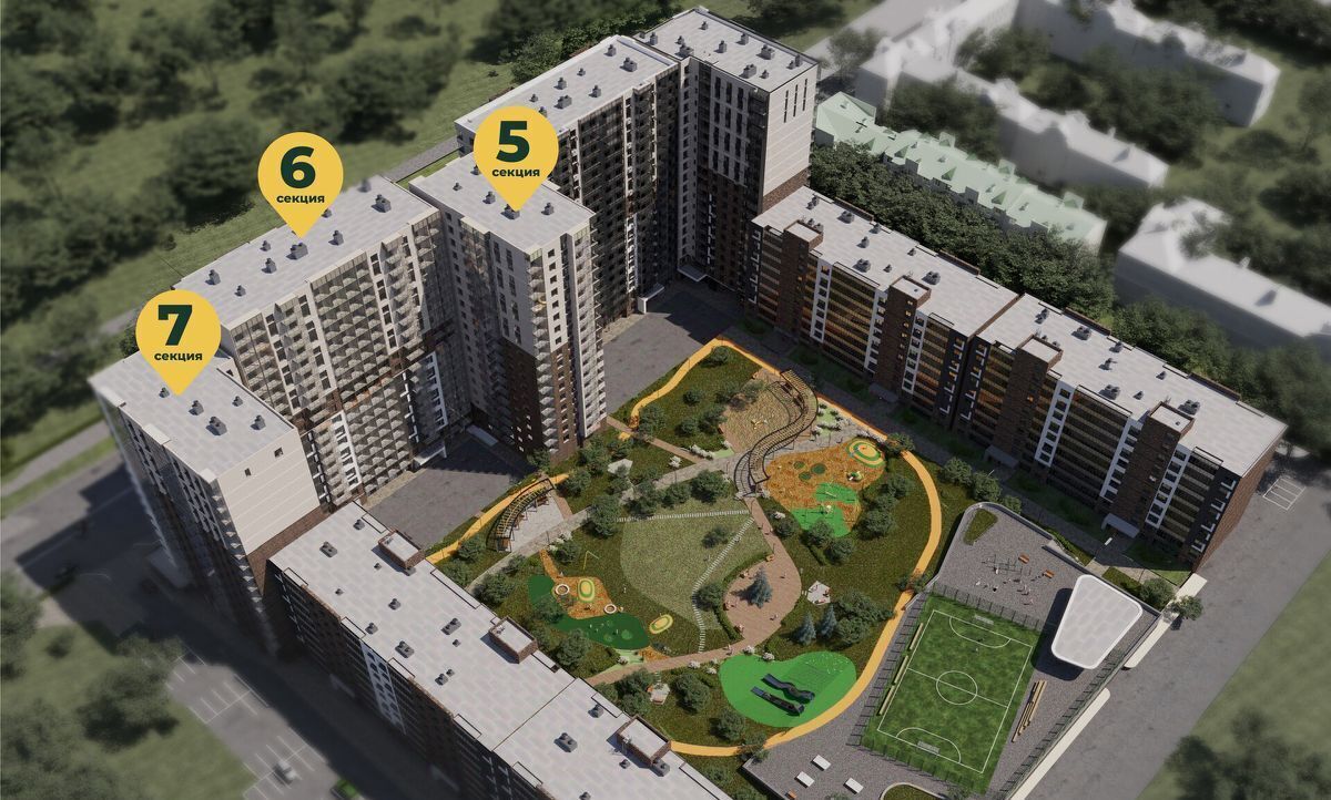 квартира г Иркутск р-н Октябрьский ул Пискунова 134 ЖК «Семья» Октябрьский административный округ фото 14