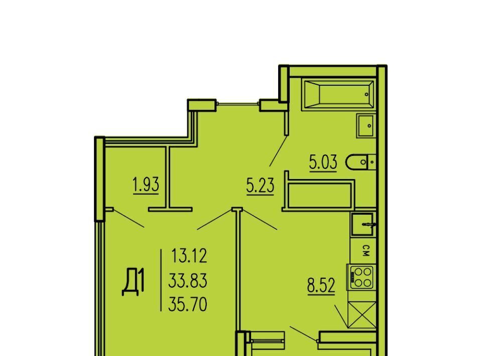квартира г Пенза р-н Железнодорожный Засурье ЖК «Акварель» фото 1
