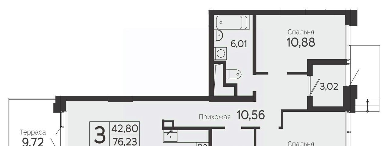 квартира г Томск р-н Советский пр-кт Комсомольский 48б фото 1