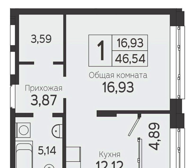 квартира г Томск р-н Советский пр-кт Комсомольский 48б фото 1