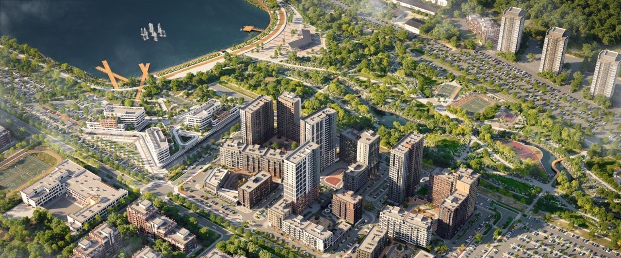 квартира г Тюмень р-н Центральный ул разведчика Кузнецова 7 ЖК Дивный Квартал у Озера Центральный административный округ фото 2