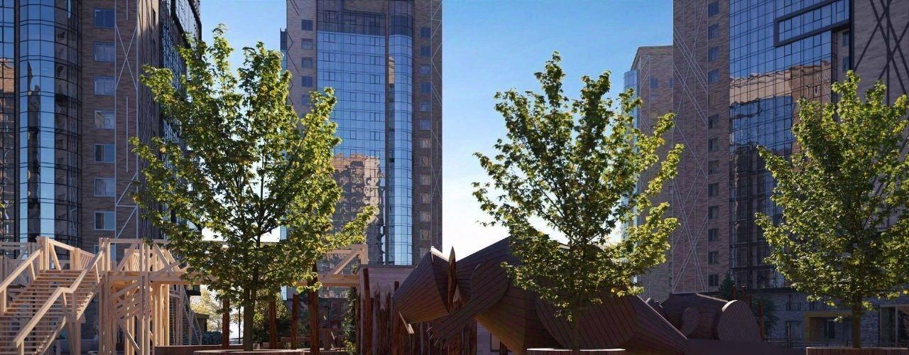 квартира г Красноярск р-н Советский ул Авиаторов 34 микрорайон SCANDIS OZERO фото 9