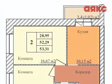 квартира г Ярославль р-н Дзержинский Норское фото 1