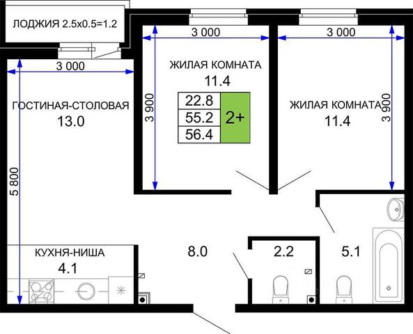 р-н Прикубанский ул им. лётчика Позднякова 2/13 ЖК «Дыхание» фото