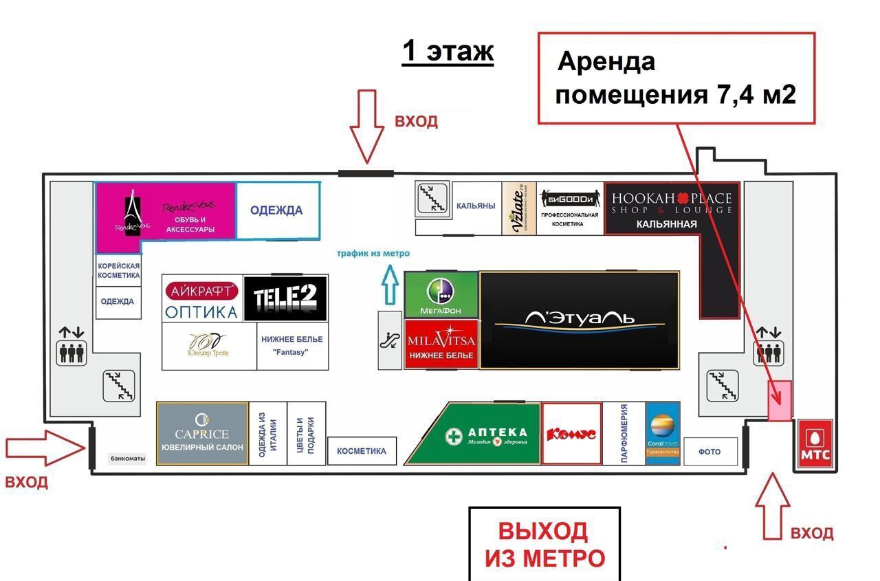 торговое помещение г Москва метро Марьино ул Люблинская 169к/2 фото 19