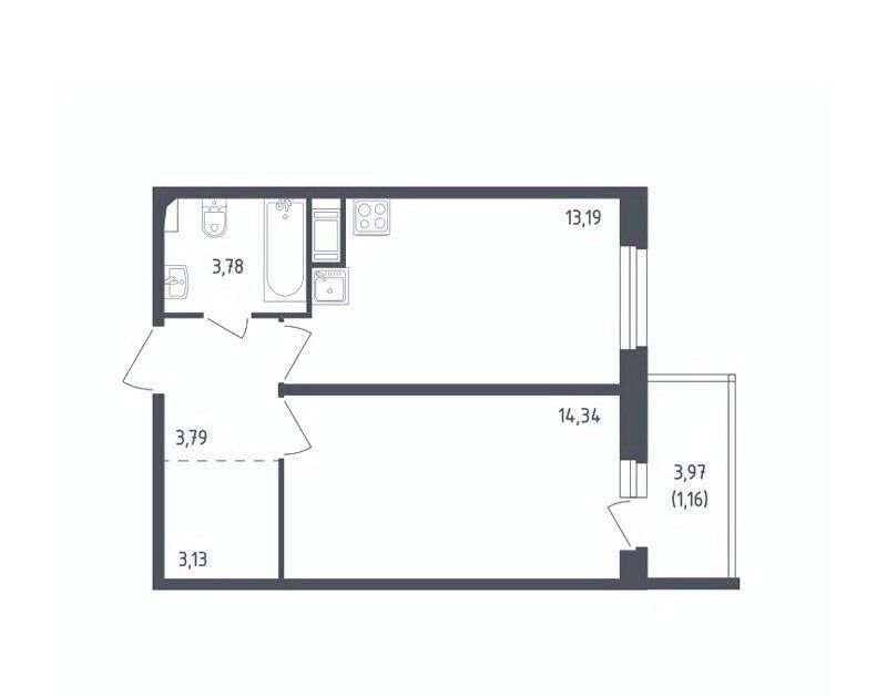 квартира г Колпино пр-кт Ленина 60 Шушары фото 1
