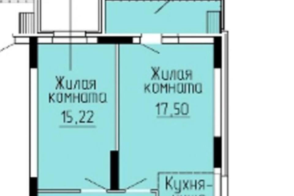 квартира городской округ Люберцы п Жилино-1 2-й квартал, 1к 2 фото 2