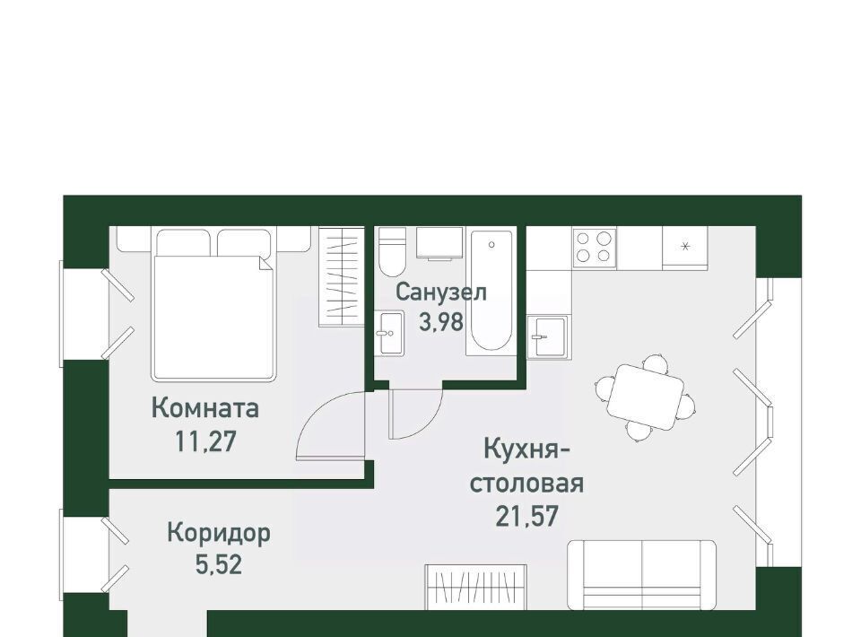 квартира г Екатеринбург Чкаловская Твоя Привилегия жилой комплекс фото 1