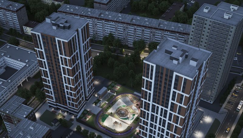 квартира г Екатеринбург р-н Октябрьский пл Куйбышева 100 ЖК «Куйбышева 100» Площадь 1905 года фото 16