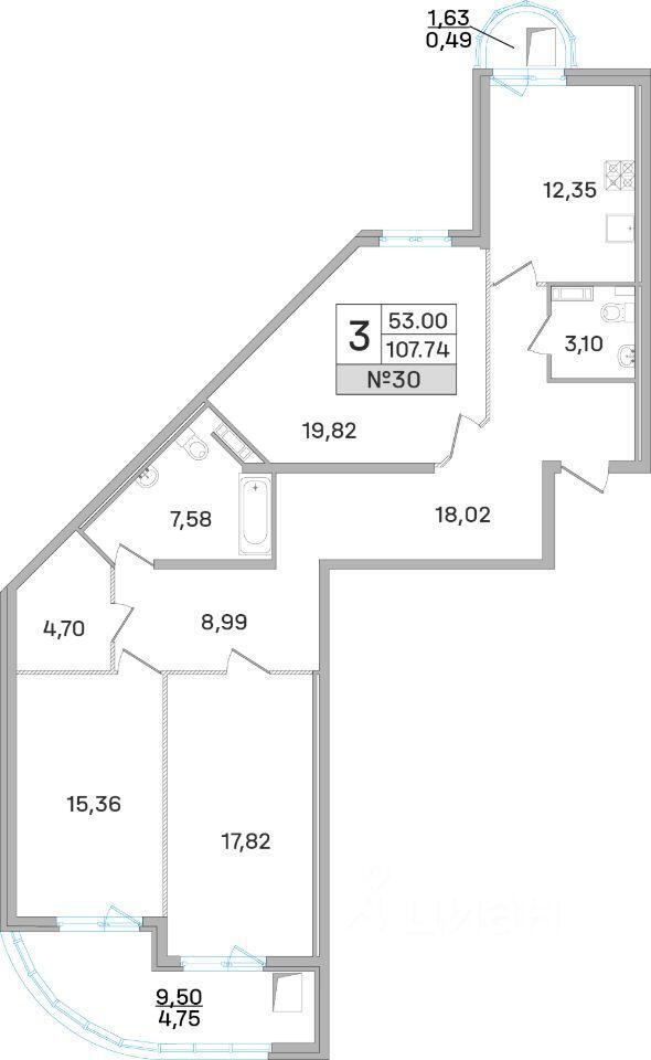 квартира г Королев ул Калинина 11 фото 1