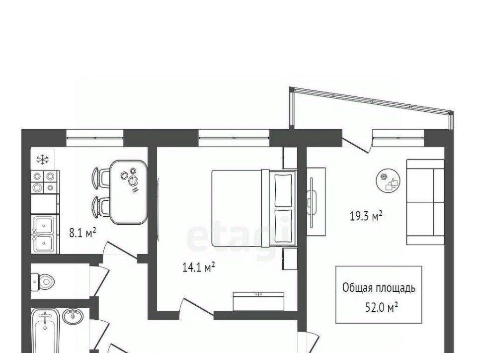 квартира р-н Искитимский рп Линево пр-кт Мира 32 фото 16