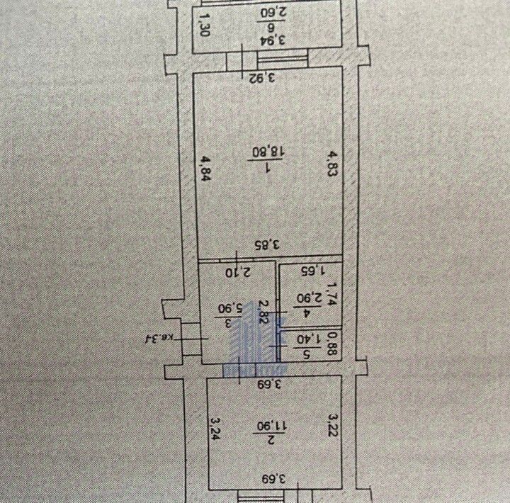 квартира г Чебоксары р-н Московский ул Академика Королева 5 фото 12