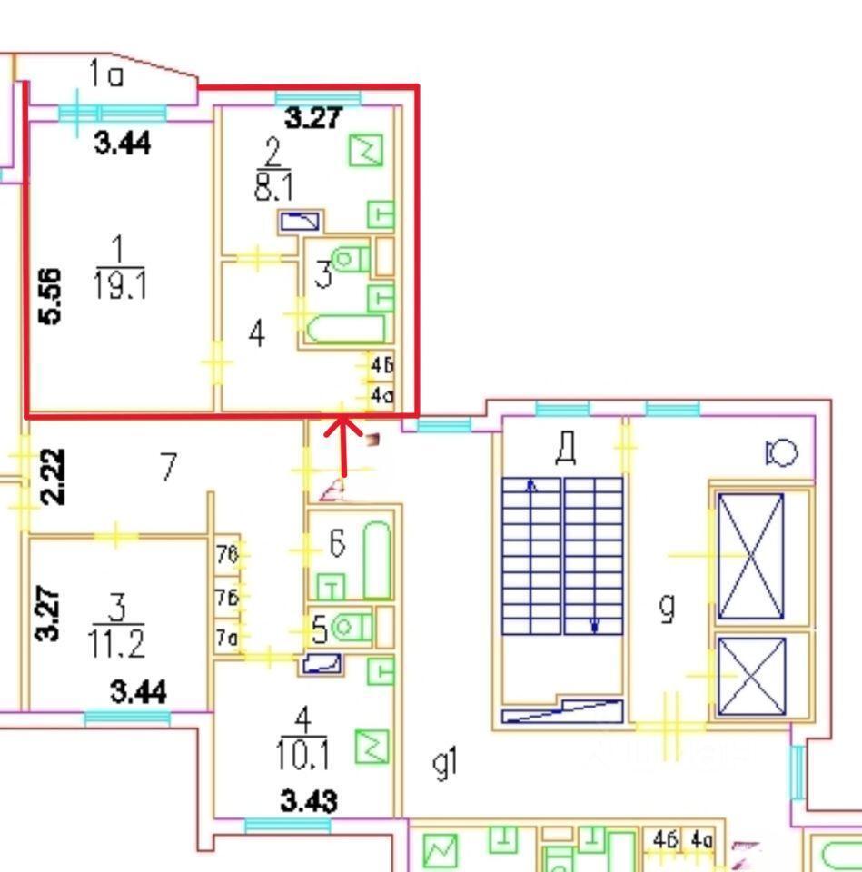 квартира г Зеленоград ЗелАО Крюково 16-й микрорайон, к 1624, Московская область, г Пушкино, Зеленоград фото 1