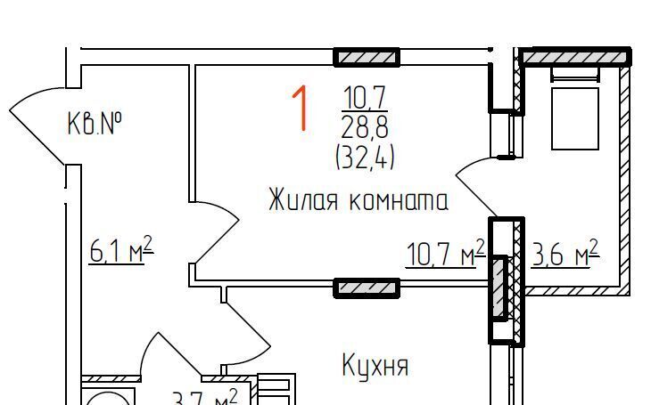 квартира г Владимир р-н Фрунзенский ул Добросельская 180 фото 1