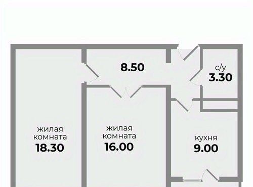 квартира р-н Шпаковский г Михайловск ул Прекрасная 21 жилой район «Гармония» жилрайон фото 1