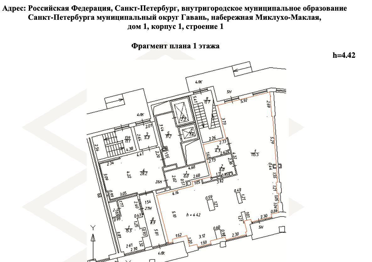 свободного назначения г Санкт-Петербург метро Приморская наб Миклухо-Маклая 1к/1 фото 2