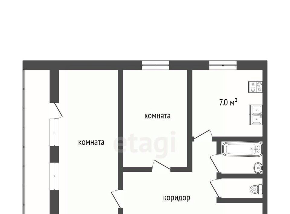 квартира г Ярославль р-н Дзержинский ш Тутаевское 89 фото 21