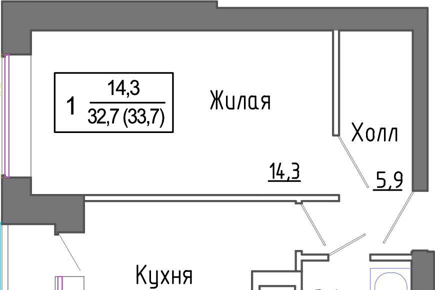 квартира городской округ Красногорск д Сабурово Нахабино, За Митино жилой комплекс, к 17 фото 1