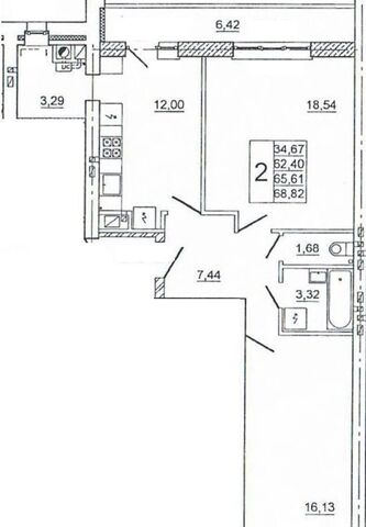 р-н Промышленный дом 5 блок-секция 3, д. 54Б, 4 фото