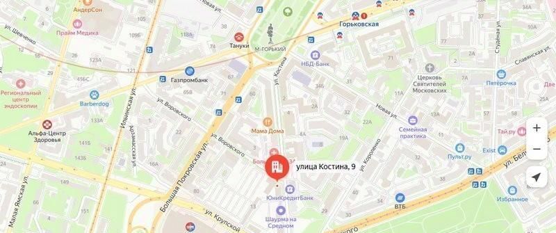 торговое помещение г Нижний Новгород Горьковская ул Костина 9 фото 25