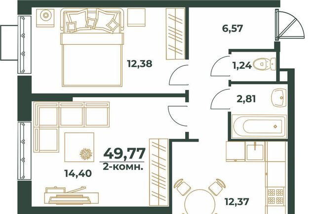 р-н Индустриальный Южный микрорайон ЖК «Южный квартал» фото