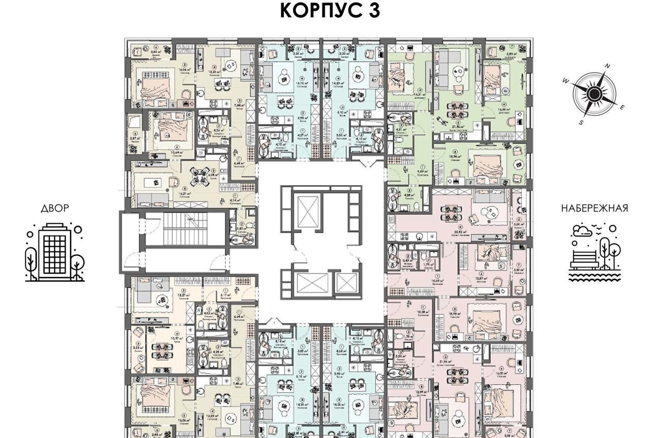 квартира г Пушкино ул Надсоновская жилой дом фото 2