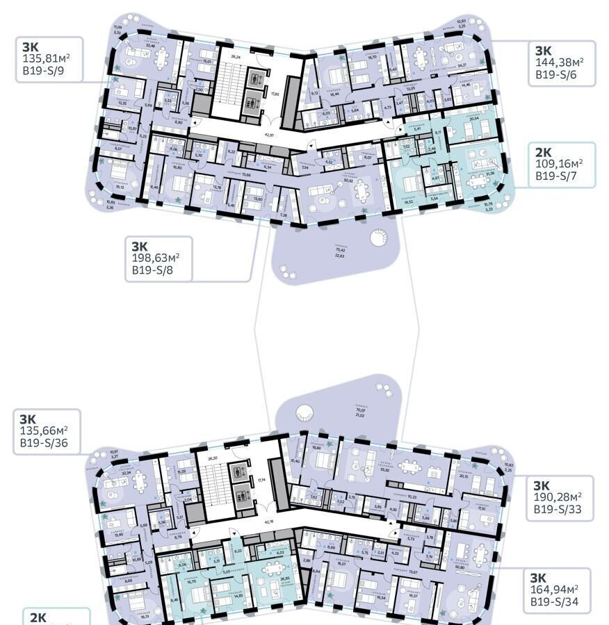 квартира г Москва Кунцево ВМО Кунцево у д. Захарково, кв-л 19, корп. 2 фото 14