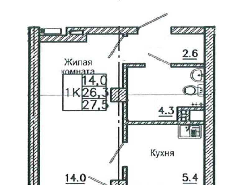 квартира г Красноярск р-н Свердловский ул Лесников 25 фото 9