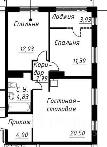 квартира г Новосибирск р-н Первомайский ул Заречная 59 микрорайон «Весенний» фото 18