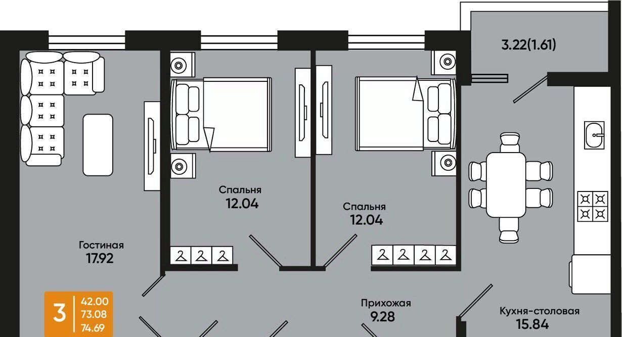 квартира г Батайск ул Комсомольская 131к/2 фото 1