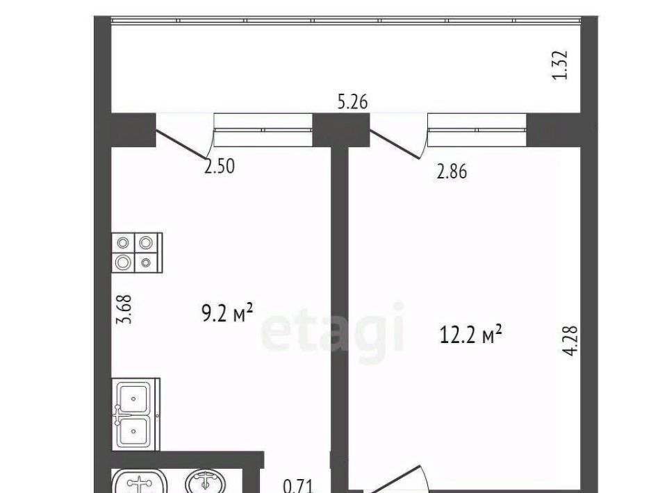 квартира г Нефтеюганск мкр 16-й 35 фото 15