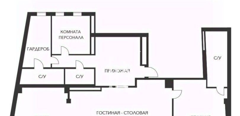 квартира г Москва метро Маяковская пер Козихинский Б. 25 муниципальный округ Пресненский фото 5